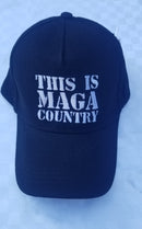 This Is MAGA Country Black Cotton Cap