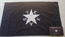 Texas Gen. Lorenzo De Zavala Cotton State House Gift Boxed Flags 3x5 Feet Embroidered