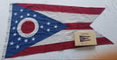 Ohio State House Hemp Embroidered Flags 3x5 Feet Brass Grommets