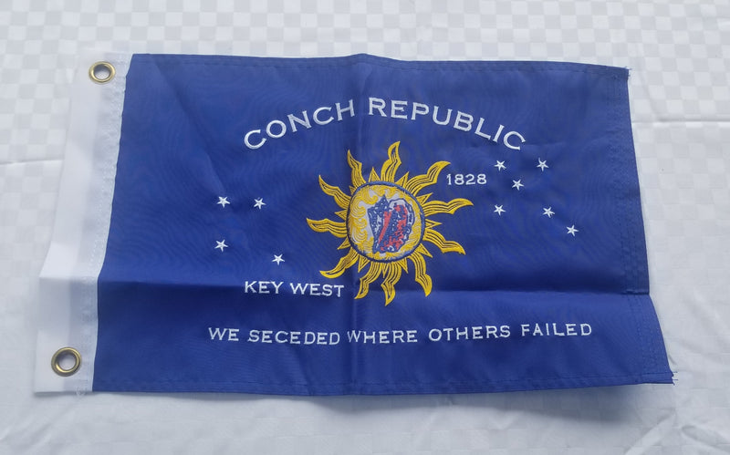 We Suceeded Where Others Failed Key West Flag 12x18 Inches Double Sided Brass Grommets