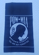 POW MIA You Are Not Forgotten 12"X18" Embroidered Garden Flag Rough Tex® 210D
