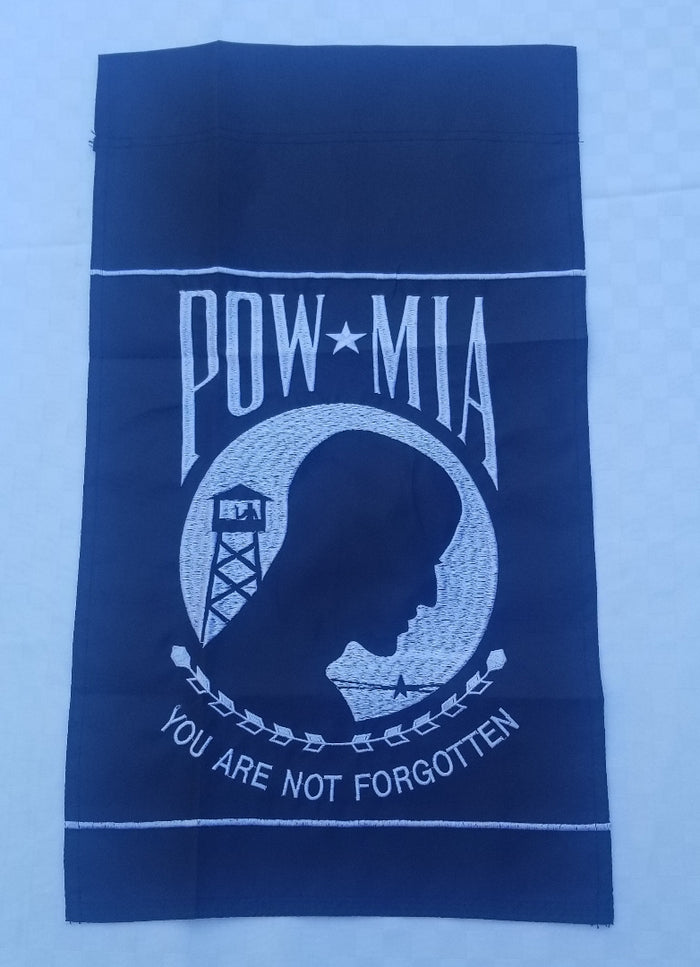 thumbnail image 2 of POW MIA You Are Not Forgotten Garden Flag – 12x18, Embroidered, Polyester, USA Theme, Southbeach 2 of 6