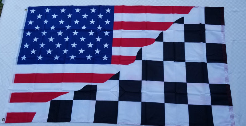 USA Checkers 3'X5' Flag ROUGH TEX® 100D