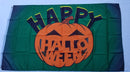 Happy Halloween Green 3'X5' Flag ROUGH TEX® 100D
