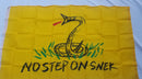 No Step On Snek 3'X5' Flag Rough Tex® 150D Nylon