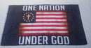 One Nation Under God Betsy Ross Cross 3'X5' Flag ROUGH TEX® 100D