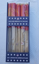 Firefighter Loyal to Our Duty Fire Department Flags 12x18 Inches Stick Flags 30" Wooden Gold Wood Spear