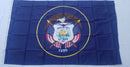 Utah Official Historic State Flag July 25, 1913 to 2024 Traditional USA State Flag Government Specificans 3x5 Feet 100% 200D / 210D Nylon 12 Pack