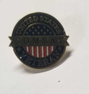 United States Combat Veterans Round Lapel Pin