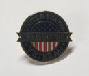 US Military Veteran Round Lapel Pin