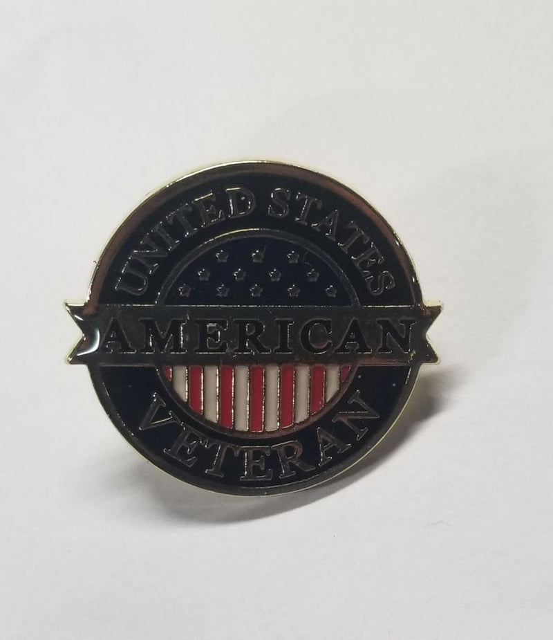 United States American Military Veteran Lapel Pin