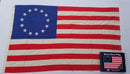 Limited Edition Betsy Ross Cotton Light Vintage Tea Stained 3x5 Feet Early Colonial American Flags