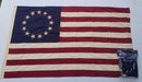 Limited Edition Betsy Ross All Natural Unbleached 100% Cotton Light Vintage Linen 3x5 Feet Early Colonial American Flags