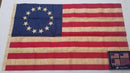 Limited Edition Big Stars Betsy Ross 420D Nylon Dark Vintage Tea Stained 3x5 Feet Early Colonial American Flags