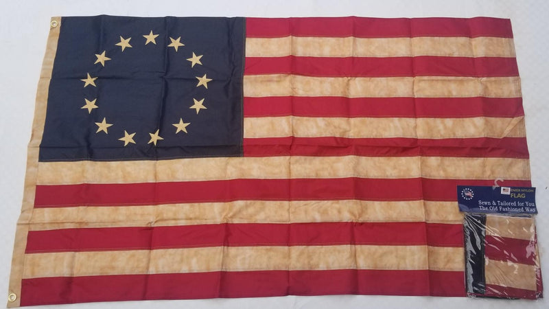 America at 250 Years Black Friday 13 Stars Aged 420D American Flags Embroidered Stars Sewn Stripes 3x5 Feet 100% Nylon Brass Grommets Christmas Gifts