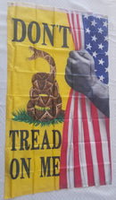Don't Tread on Me 5x3 Feet American Flag Reveal USA Brass Grommets Banner