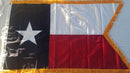 Texas Republic 1836 Cavalry State Flag Gold Fringe