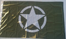 Invasion Star Embroidered US World War II Flags 3x5 Feet
