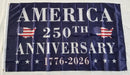 Spirit of 1776 2026 Outdoor Flag for America 250th Anniversary USA Maps 3x5 Feet 68D