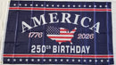 America 250 Years Starter 24 Pack: 12 USA 3x5 Flags Plus Twelve Popular 250th Designs One of Each 3x5 Flags Honoring USA 250th Celebration Since 1776 2026 Flag Bundle