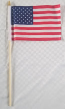 American Flags Spring Sale 2026 Special 8x12 Inches Wooden Staff Quality USA Stick Flags Wholesale