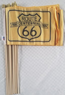America's Mother Road Celebrates Historic Route 66 USA Motorcylce 12x18 Inch Stick Flags 100th Centennial Anniversary 1926 2026 Vintage