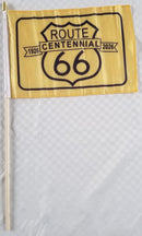 America's Mother Road Celebrates Historic Route 66 USA Motorcylce 12x18 Inch Stick Flags 100th Centennial Anniversary 1926 2026 Vintage