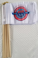 America's Mother Road Celebrates Historic Route 66 USA Motorcylce 12x18 Inch Stick Flags 100th Anniversary 1926 2026