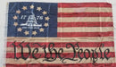 We the People Flags 1776 Betsy Ross Vintage 3x5 Feet American 250th Celebration 68D Printed Real Brass Grommets