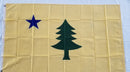 Old Maine Proposed 3'X5' Flag ROUGH TEX® 100D 1900 Original Pine Tree State Banner
