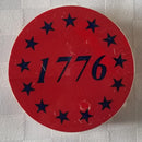 Thirteen Packs of 50 Bumper Stickers Betsy Ross American 250th Anniversary Themed Hot Sellers 3.5"x7.5" Inches 650 Total Retail Value $1500+