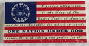 Thirteen Packs of 50 Bumper Stickers Betsy Ross American 250th Anniversary Themed Hot Sellers 3.5"x7.5" Inches 650 Total Retail Value $1500+