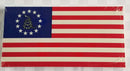 Thirteen Packs of 50 Bumper Stickers Betsy Ross American 250th Anniversary Themed Hot Sellers 3.5"x7.5" Inches 650 Total Retail Value $1500+