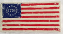 Thirteen Packs of 50 Bumper Stickers Betsy Ross American 250th Anniversary Themed Hot Sellers 3.5"x7.5" Inches 650 Total Retail Value $1500+
