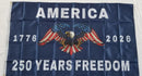 America 250 Years of Freedom Flag 3x5 ft | 1776–2026 USA Eagle 100D