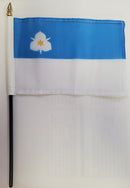 4"x6" Salt Lake City Utah Desk Stick Flag