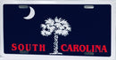 South Carolina Original State Flag License Plate Blue