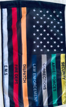 US Service Memorial 12"x18" 100D ROUGH TEX® Garden Flag