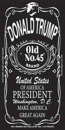 Donald Trump Black Label Make America Great Again Bumper Sticker Made In USA