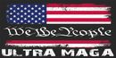 We The People Ultra MAGA Bumper Sticker