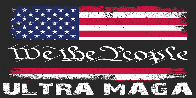 We The People Ultra MAGA Bumper Sticker