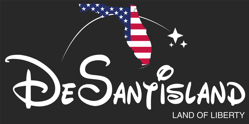 DeSantis Land Florida USA Land of Liberty  Bumper Sticker