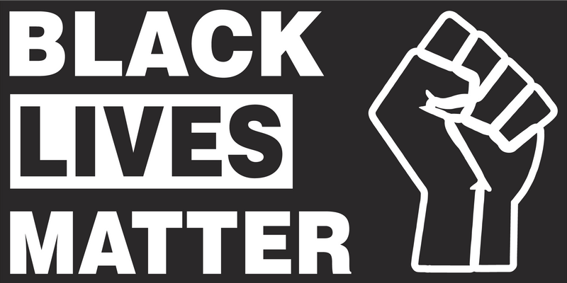 Black Lives Matter Fist Bumper Sticker