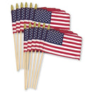 American Stick Flags One Gross (144) 4"x6" USA Flags