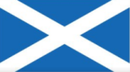 Scotland Cross 3'x5' Embroidered Flag ROUGH TEX® Cotton