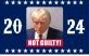 Trump Mugshot 2024 Not Guilty Blue 3'X5' Flag ROUGH TEX® 100D
