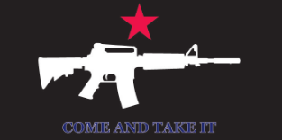 M4 Come And Take It Black Bumper Sticker