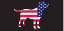 USA Labrador Bumper Sticker American Hunting Dog Decal Made in USA Lab Puppy