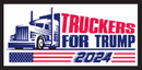 Truckers For Trump 2024 Bumper Sticker