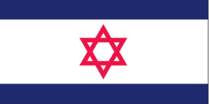 Israel Red Star Relief Bumper Sticker Israeli Red Star Crescent Cross Made in USA